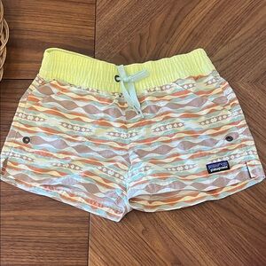 Patagonia Kids Costa Rica Baggies Patterned NetPlus Shorts S
